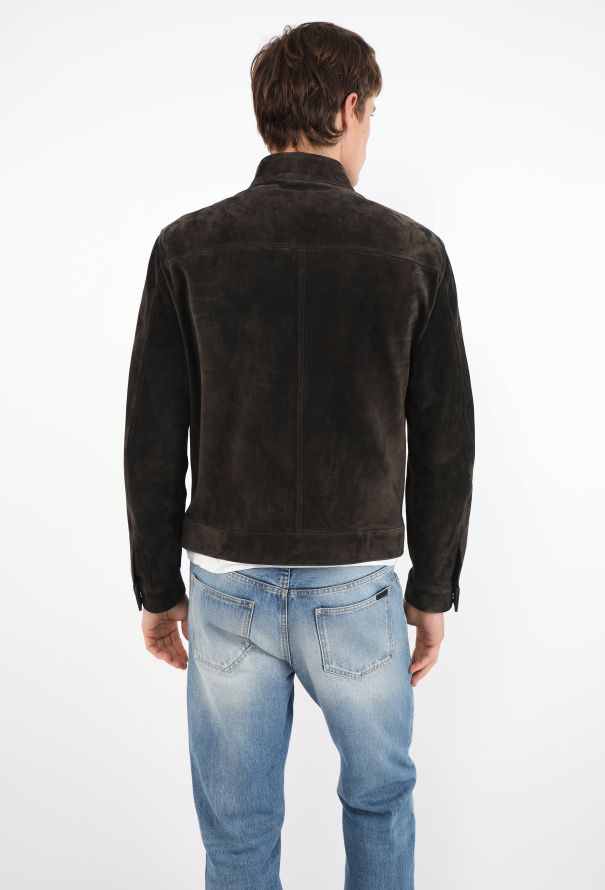 Loro Piana Geisei Full-Zip Suede Jacket - 3