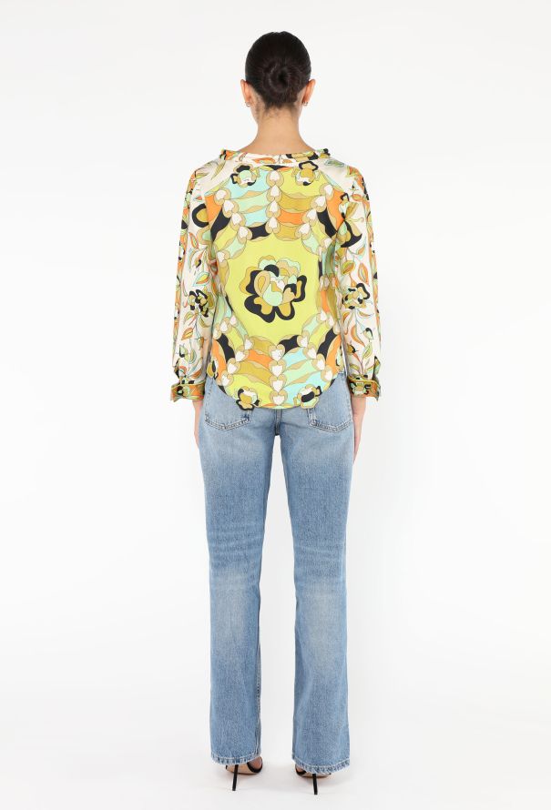 Emilio Pucci '60s Silk Printed Top - 4
