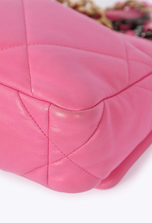 Chanel Pink 19 Medium Flap Bag - 12