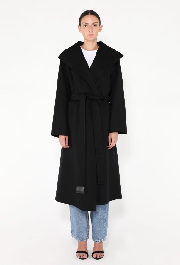 Loewe 2023 Belted Shawl Wrap Coat - 1