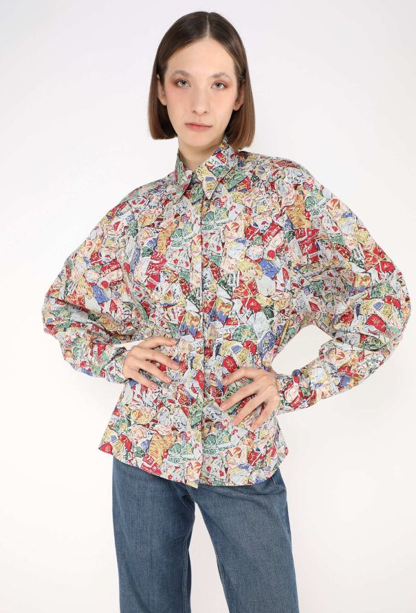 Alaïa 2019 Re-Edition '85 x César Printed Shirt - 6