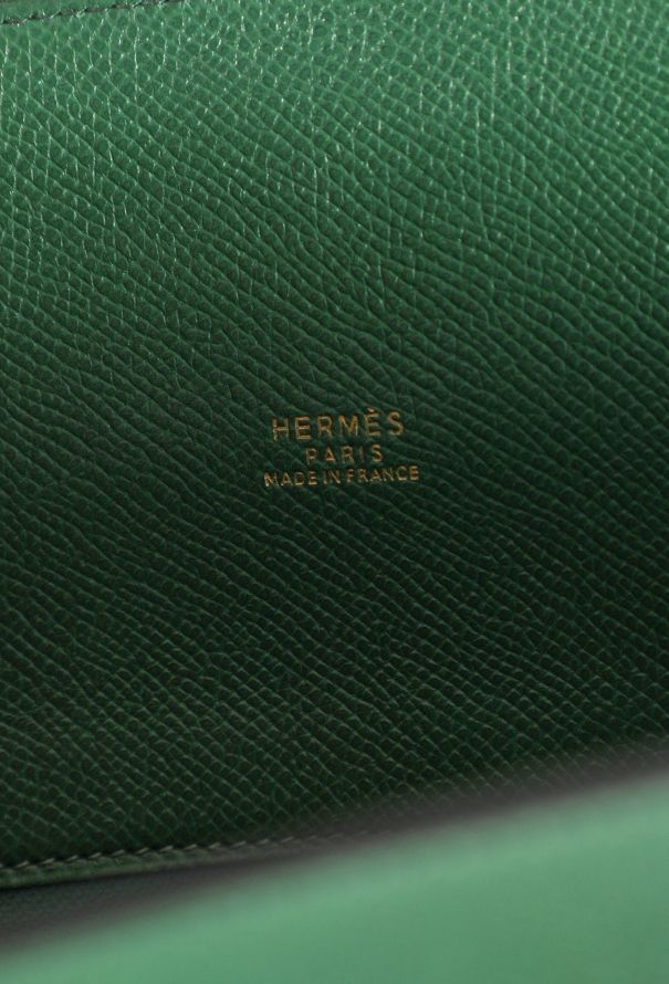 Hermès Vert Bengale Courchevel Kelly Sport GM, 1988 - 16