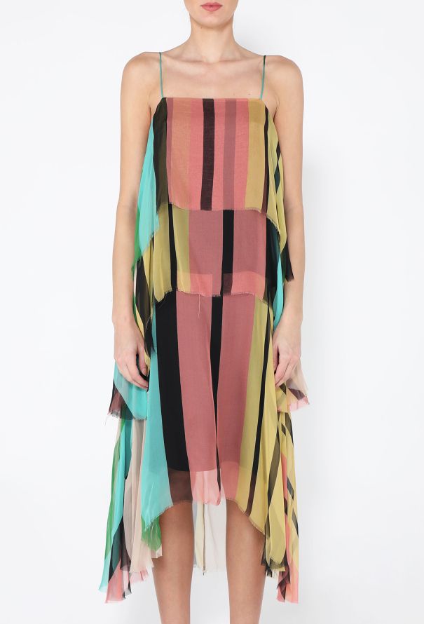Dries Van Noten Spring 2015 Silk Slip Dress - 3