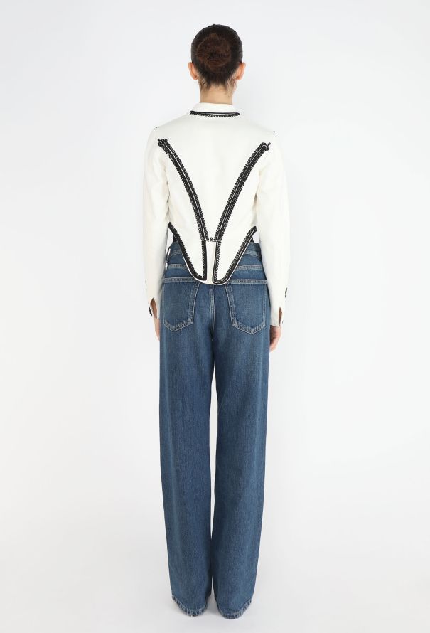 Alexander McQueen COLLECTOR S/S 2003 'Irere' Soutache Military Jacket - 6