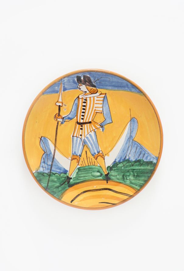 Dior '70s Earthenware Montelupo Small Plate - 1