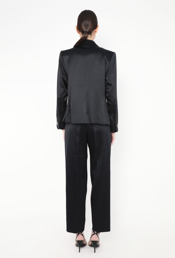 Saint Laurent Vintage Tailored Charmeuse Suit - 6