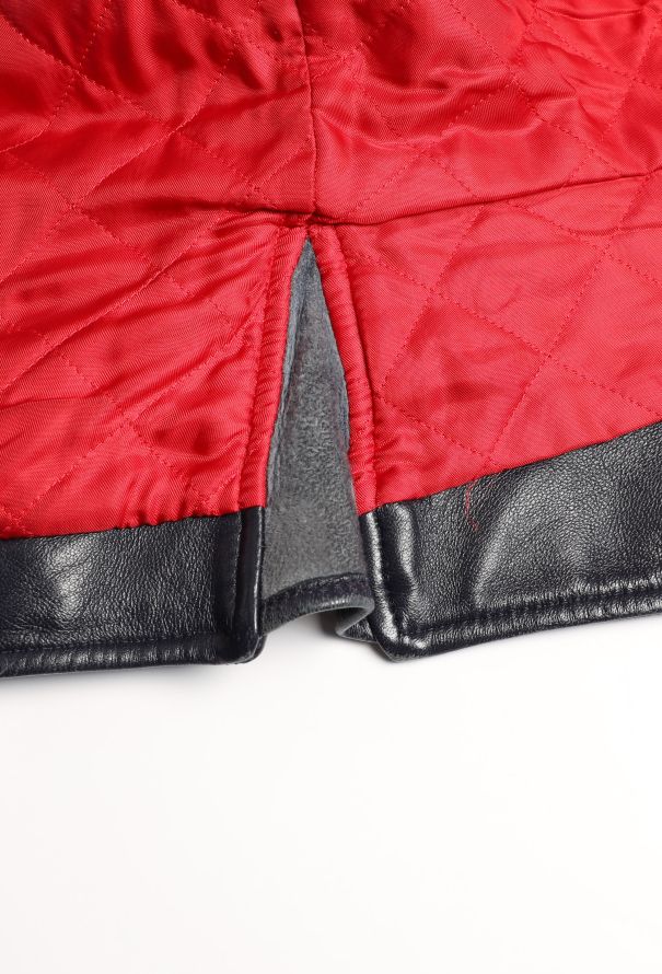 Céline Navy Leather Biker Jacket - 10