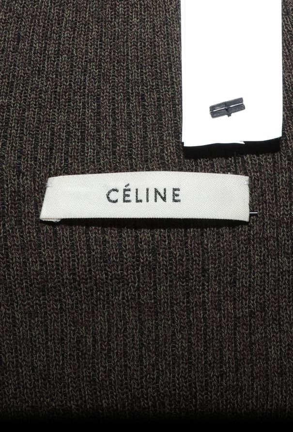 Céline Ribbed Turtleneck Maxi Dress - 6