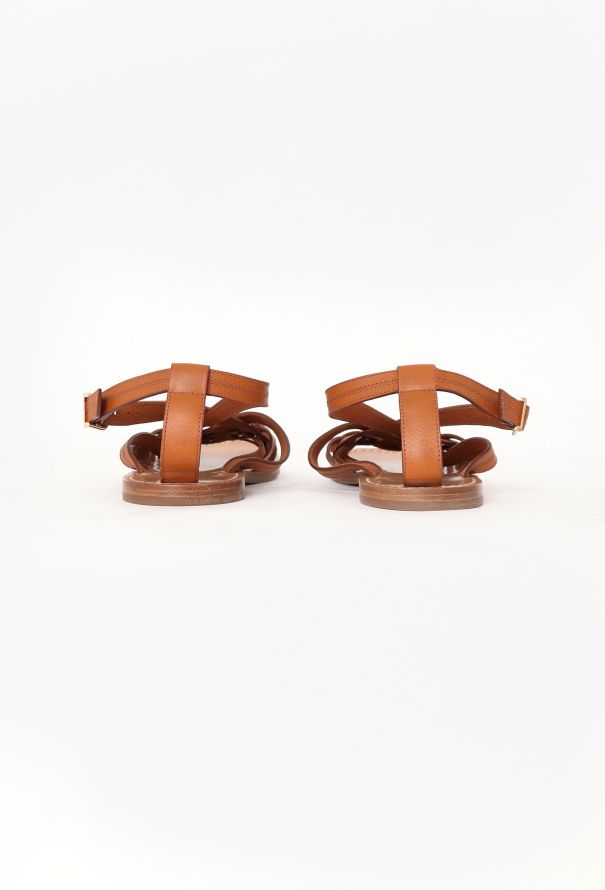 Céline 2021 Braided Calfskin Sandals - 4