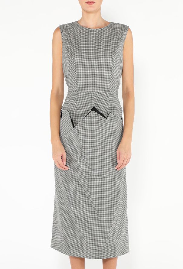 Comme des Garçons 2019 Houndstooth Midi Dress - 3