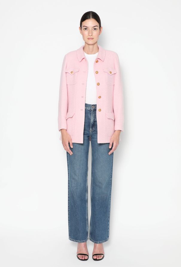 Chanel COLLECTOR F/W 1996 Gripoix Tweed Jacket - 4