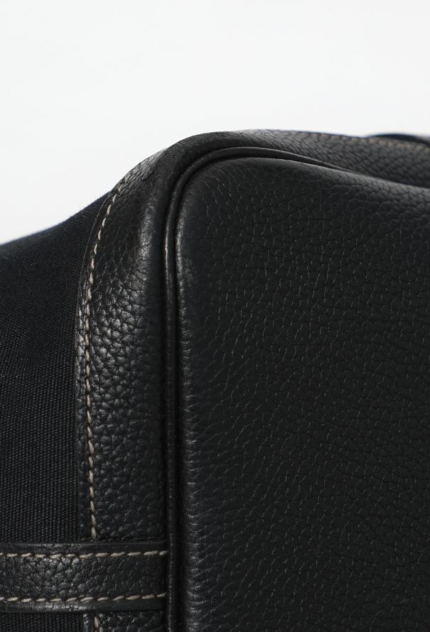 Hermès Black Toile & Négonda Garden Party 36 Bag - 7
