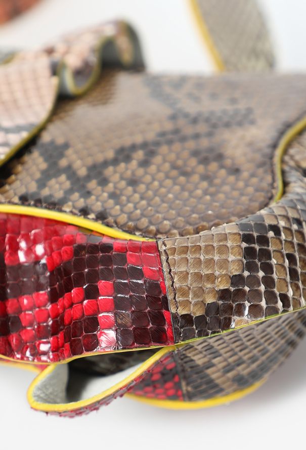 Fendi F/W 2016 Python Elaphe Waves  Baguette Bag - 13