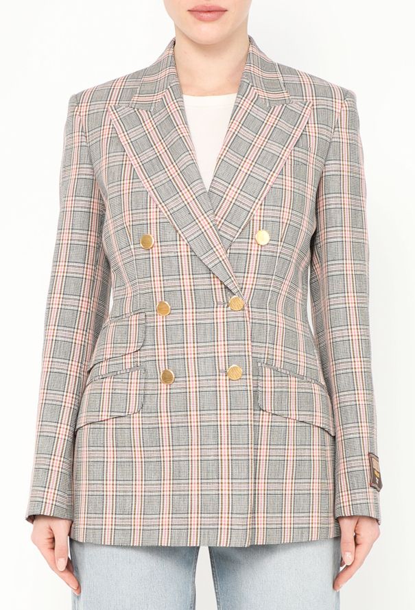 Gucci 2024 Maison De L'Amour Plaid Blazer - 1