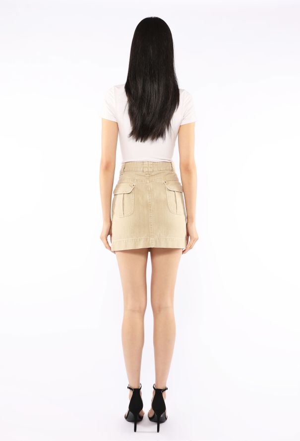 Balenciaga Cargo Denim Mini Skirt, 2000s - 4