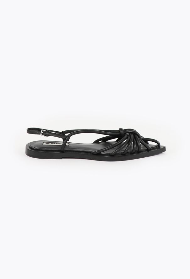 Jil Sander 2022 Knotted Leather Sandals - 1