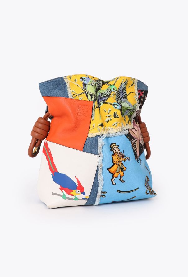 Paula's Ibiza Patchwork Flamenco Bag - Loewe | Authentic