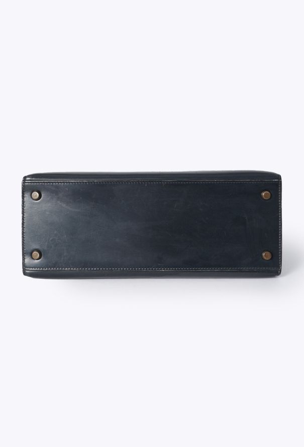 Hermès Vintage Navy Box Kelly Sellier 29 - 8 Hermès Vintage Navy Box Kelly Sellier 29 - 8