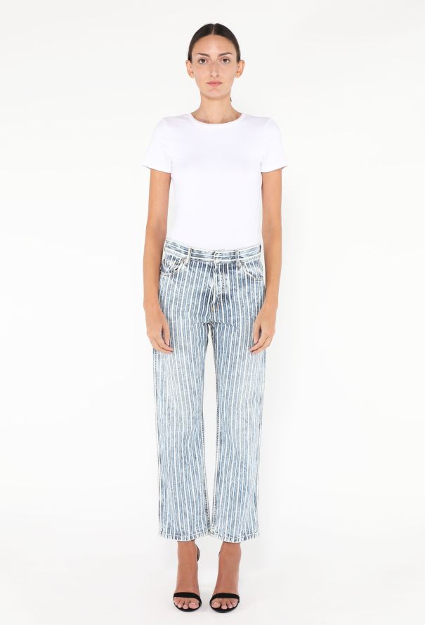 Dior 2019 Striped Denim Jeans - 1
