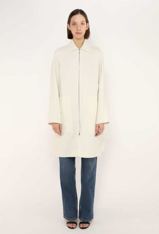 Hermès 2022 Double-Faced Cashmere Coat - 1