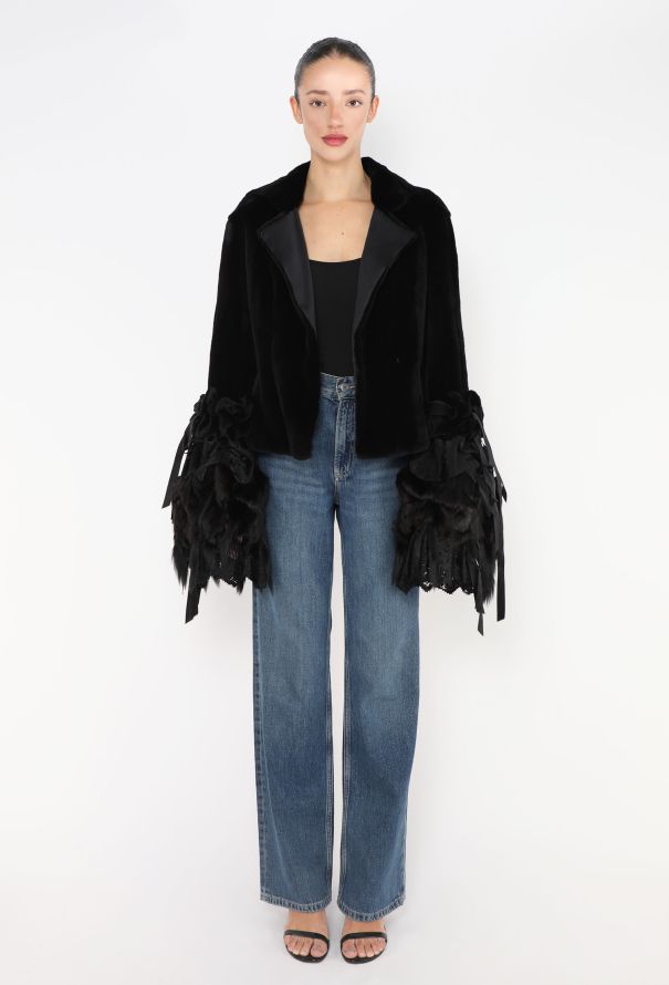 Saint Laurent COLLECTOR F/W 2002 Ermine Fur Opera Jacket - 4 Saint Laurent COLLECTOR F/W 2002 Ermine Fur Opera Jacket - 4