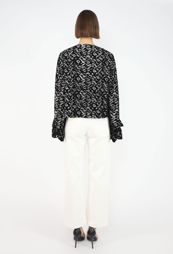 Chanel Paris-Hangzhou Velvet Lace Jacket, Pre-Fall 2025 - 6