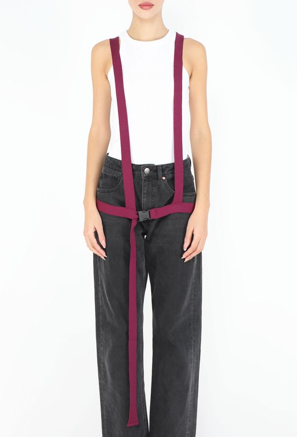 Helmut Lang Collector S/S 2003 Buckled Suspenders - 5