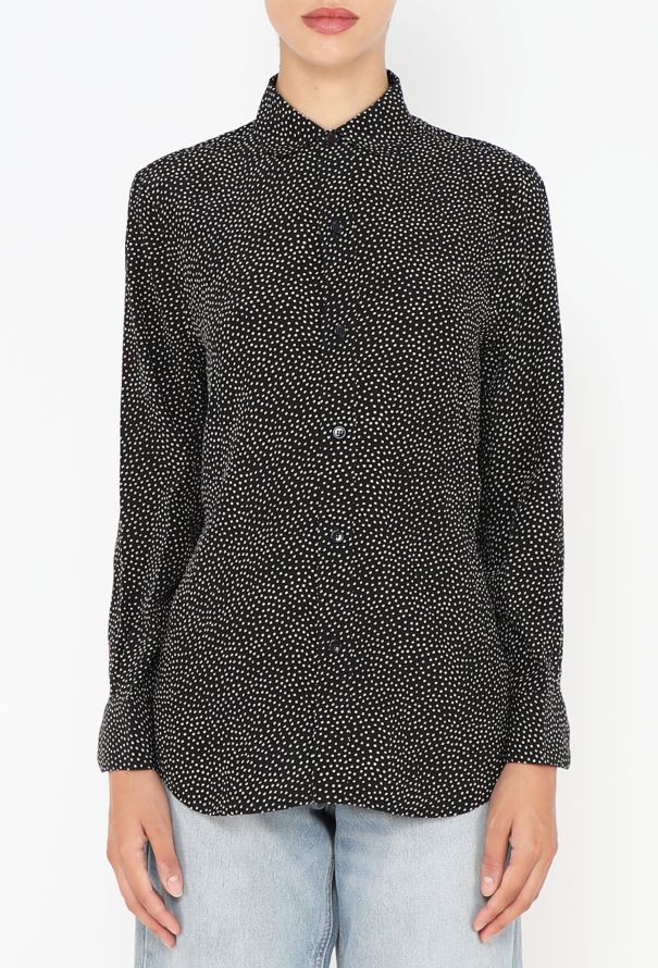 Céline 2019 Polka Dot Crêpe Blouse - 2