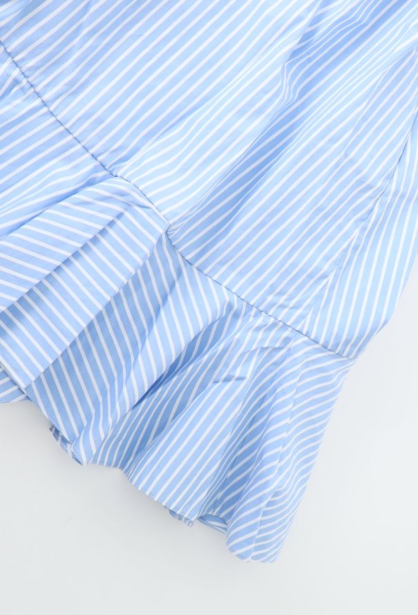 J.W. Anderson Ruffled Striped Wrap Skirt - 6 J.W. Anderson Ruffled Striped Wrap Skirt - 6