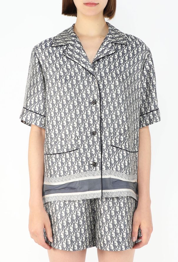 Dior 2021 Monogram Silk Pyjama Set - 3