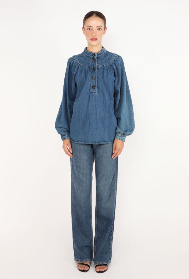 Chloé Denim Smock Tunic, Pre-Fall 2017 - 3