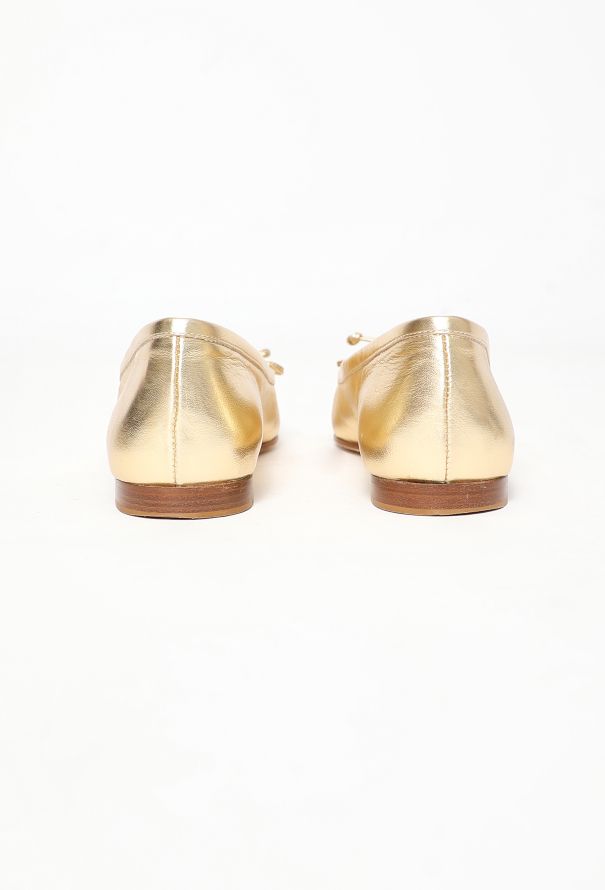 Manolo Blahnik 2023 Metallic Veralli Ballerina Flats - 5 Manolo Blahnik 2023 Metallic Veralli Ballerina Flats - 5