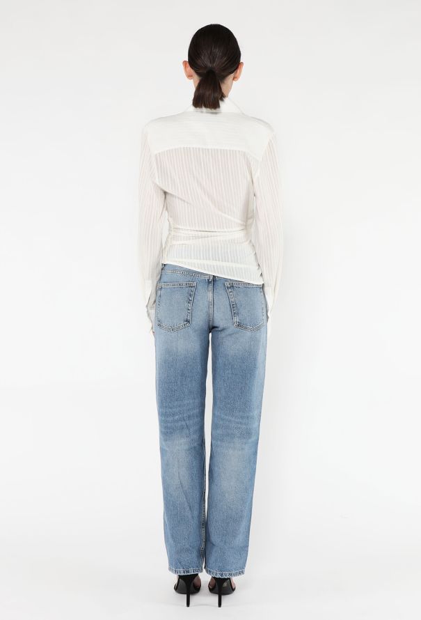 Jacquemus 2019 La Riviera Asymmetrical Shirt - 4