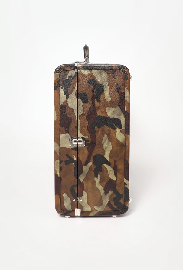 Prada Large Camouflage Travel Trunk - 4