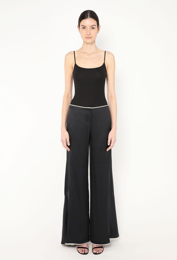 Chanel Resort 2009 Flared Charmeuse Pants - 4 Chanel Resort 2009 Flared Charmeuse Pants - 4