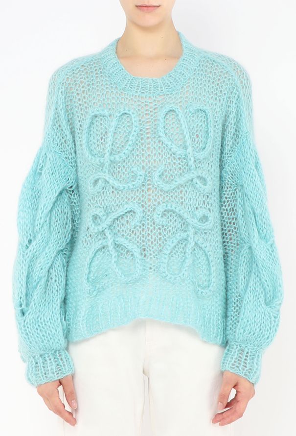 Loewe 2022 Mohair Anagram Sweater - 4