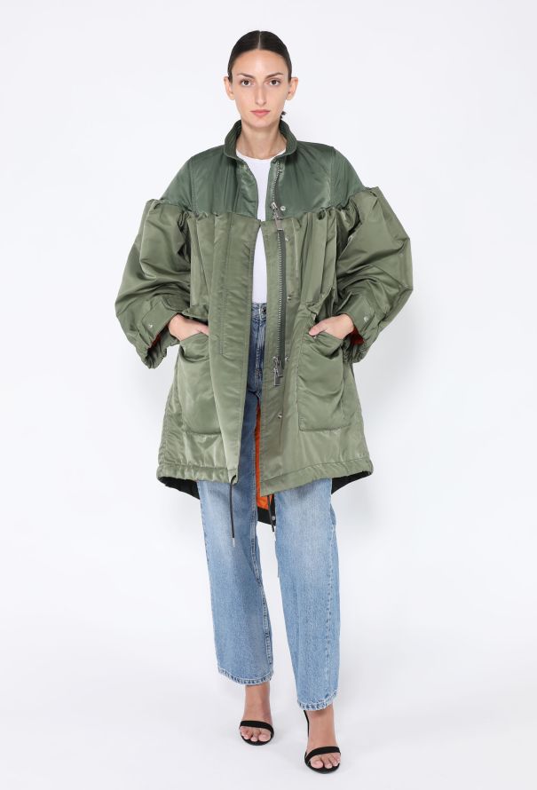 Sacai 2022 Padded Shell-Twill Bomber Jacket - 4