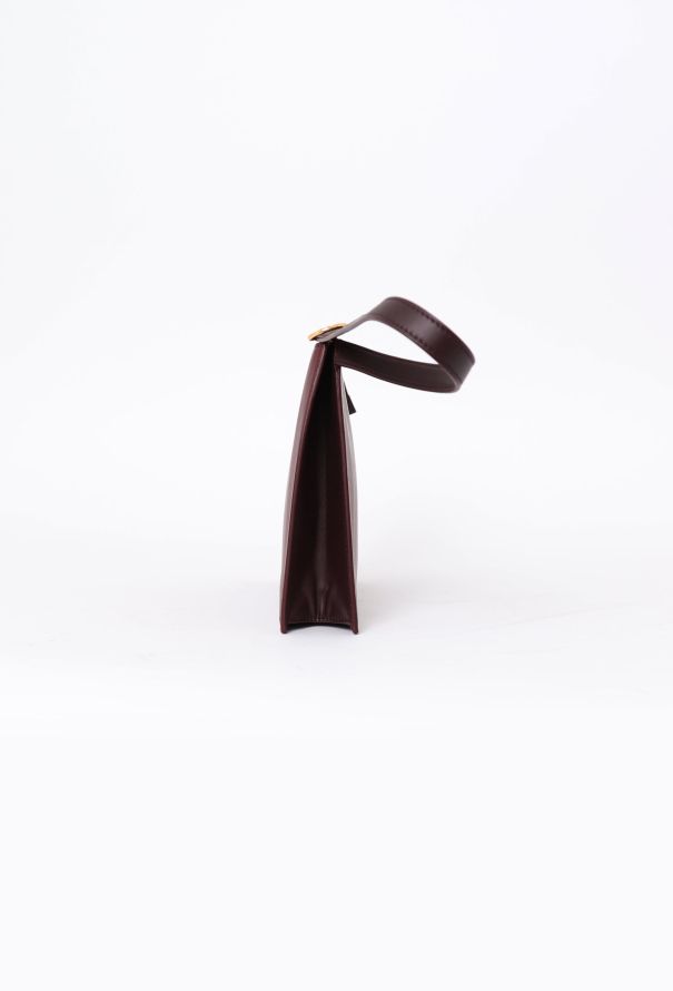 Céline Burgundy Calfskin Clutch - 4 Céline Burgundy Calfskin Clutch - 4