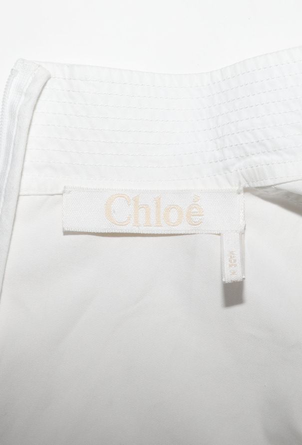 Chloé Puff-Sleeve Cotton Dress - 5