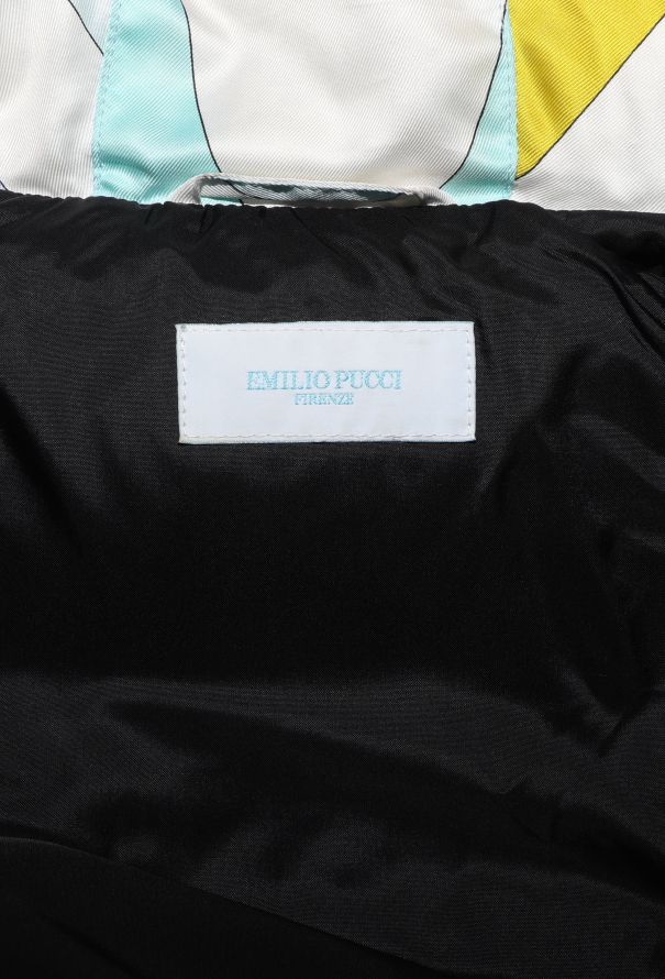 Emilio Pucci Graphic Rabbit Fur Hood Bomber - 7