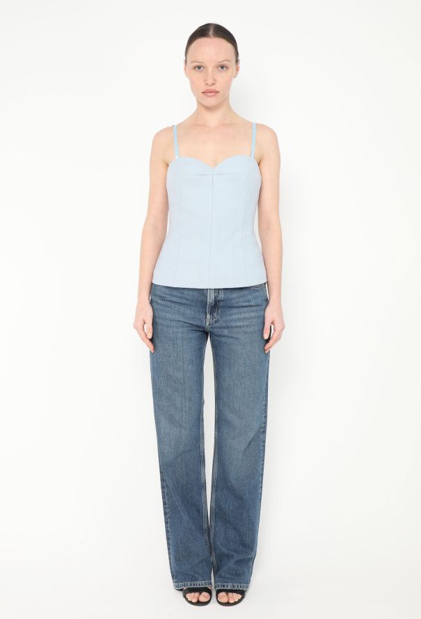 Miu Miu Early 2000s Felted Bustier Top - 2 Miu Miu Early 2000s Felted Bustier Top - 2