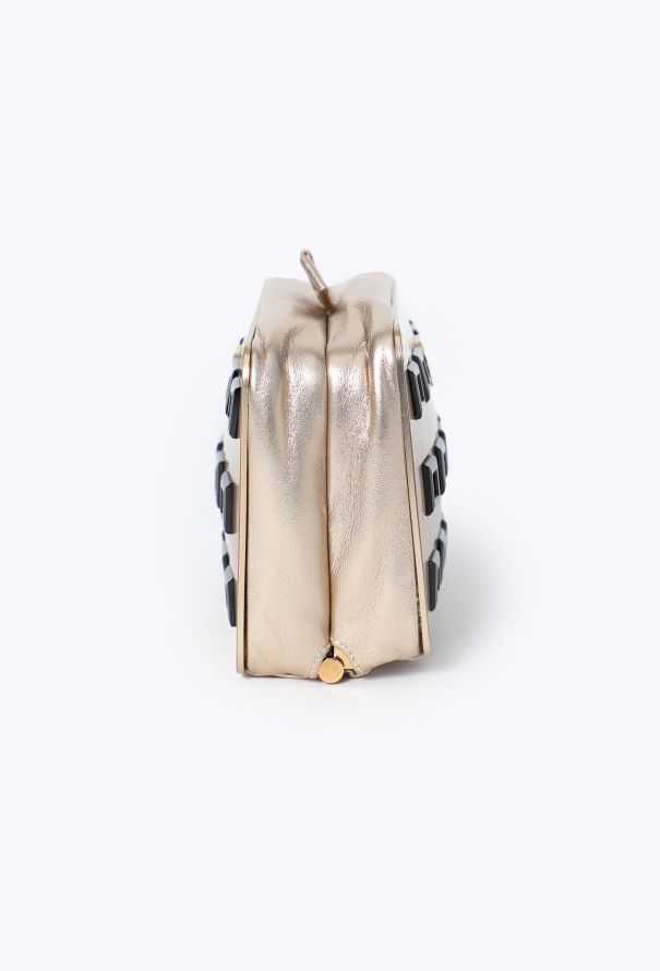 Chanel 2006 Metallic Minaudière Clutch - 3