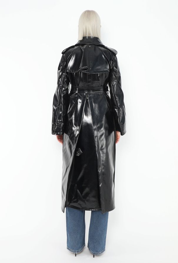 Sacai 2023 Patent Bell Sleeve Trench - 5
