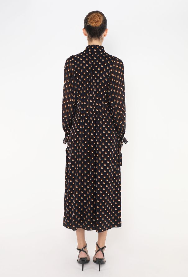 Hermès 2025 Médor Print Silk Dress - 4