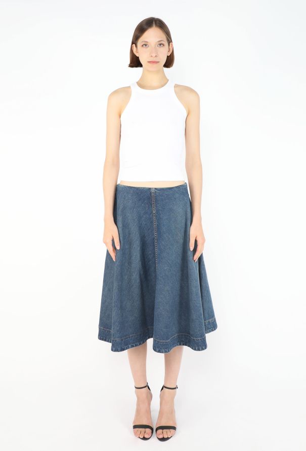 Khaite Renta Denim Skirt, 2025 - 2