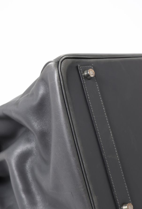 Hermès Dark Grey Box Birkin 40 - 7