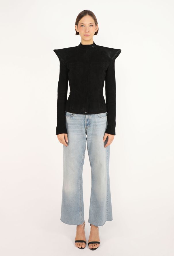 Maison Margiela Pagoda Shoulder Suede Jacket, S/S 2008 - 3