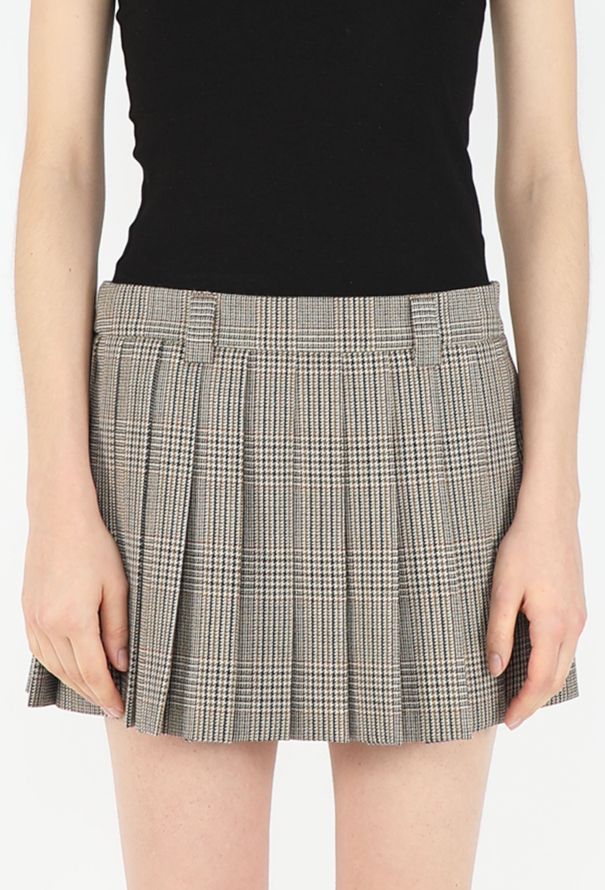 Miu Miu Fall 2023 Prince of Whales Tennis Skirt - 3