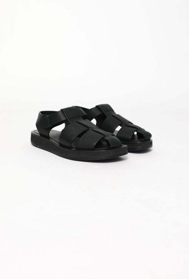 The Row 2023 Leather Fisherman Sandals - 2 The Row 2023 Leather Fisherman Sandals - 2