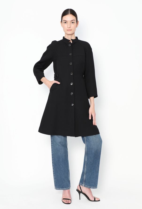 Courrèges 2000s Belted Flared Coat - 3